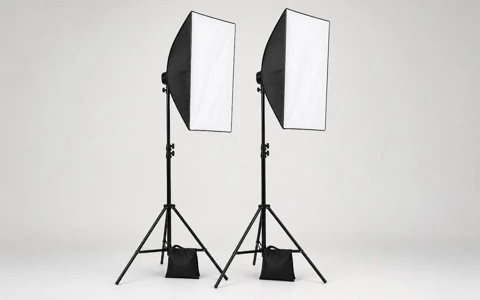 Product image for EMART Softbox Lighting Kit with Sandbag, 20x28